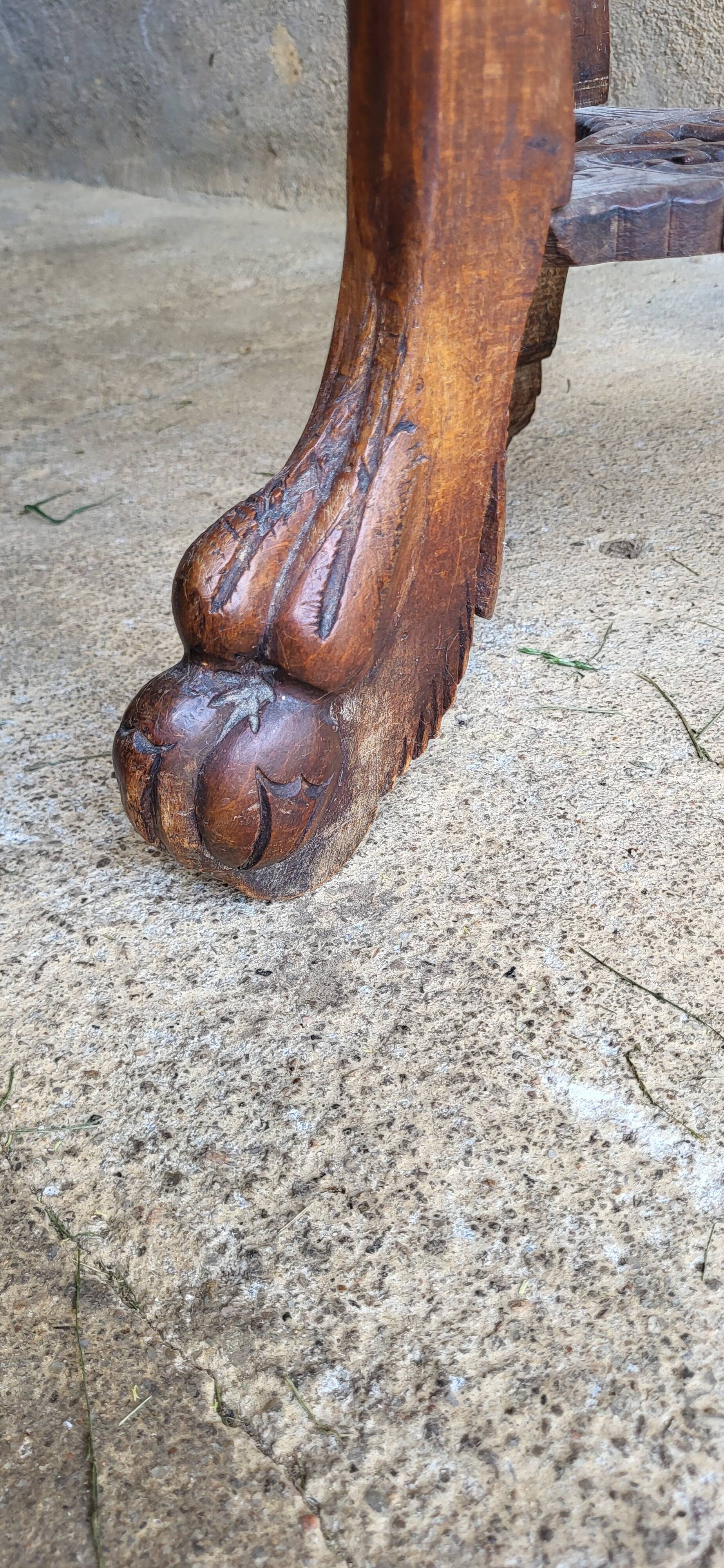 1900 Wood & Marble Stand