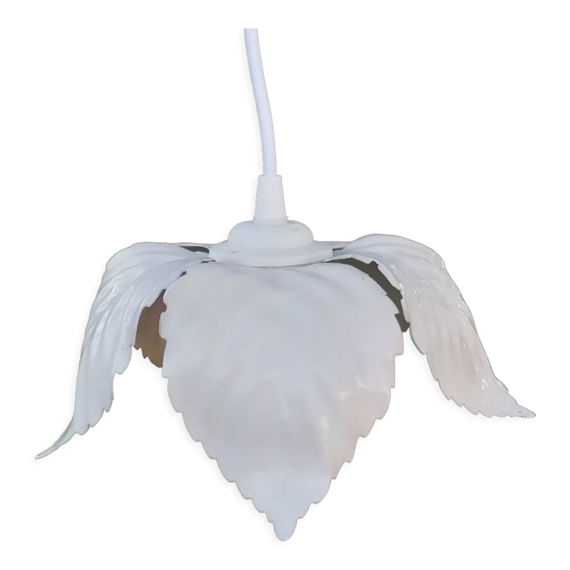 Suspension fleur en métal