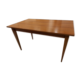 Rectangular dining table veneer rosewood vintage 1970s