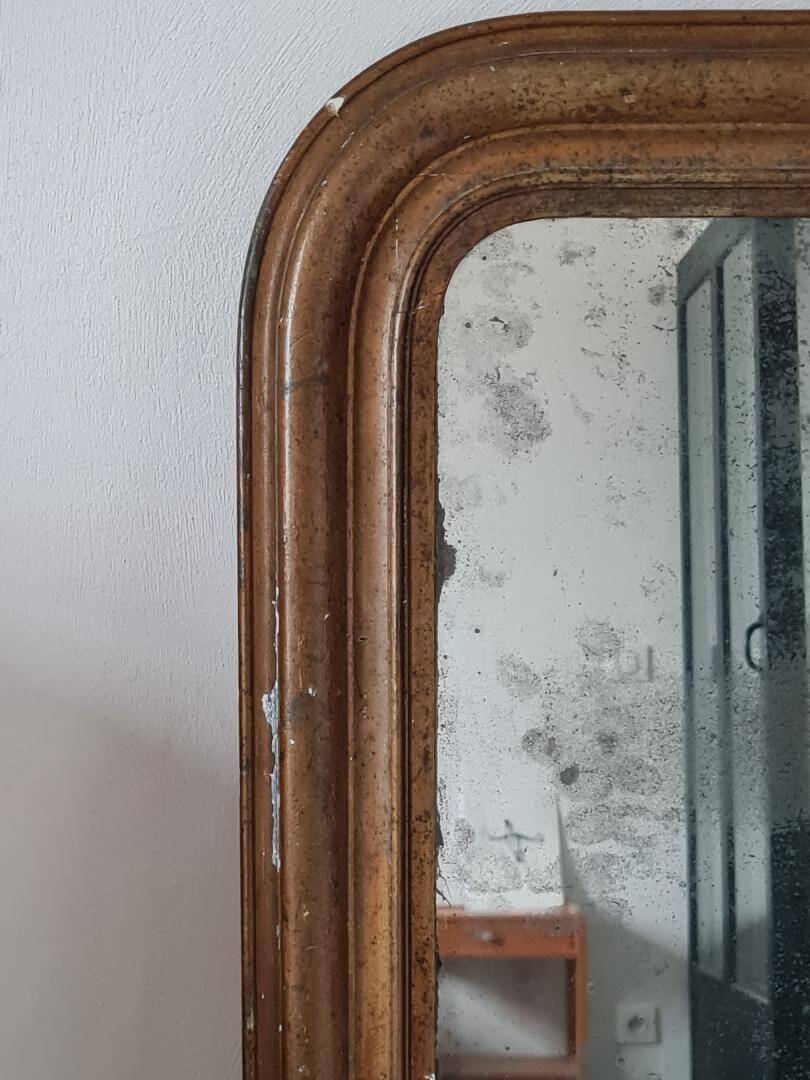 Miroir Louis Philippe  doré 65 x 52
