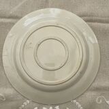 round dish in opaque Gien porcelain, Montigny model