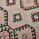 Tapis kilim graphique pastel – Un bijou artisanal pour une déco audacieuse