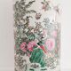 Vase rouleau de 47 cm en porcelaine de Canton Chine