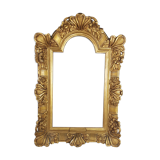 Frame carved wood, key 18th century 63x41 Leaf 47x27cm Bel state SB150