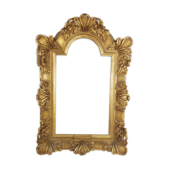 Frame carved wood, key 18th century 63x41 Leaf 47x27cm Bel state SB150