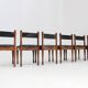 Chaises de salle à manger vintage Bernini par Silvio Coppola, ensemble de 6