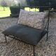 Lot de 2 fauteuils de jardin en fer