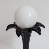 Ceramic palm tree lamp, 80s
