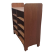 Vintage teak bookcase shelf