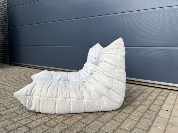 Authentieke Ligne Roset 1zit Togo 1988 beige in topstaat!!