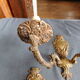 Paire d'appliques métal doré de style Louis XV