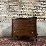 Mahogany Commode From Louis XVI XVIII Eme Century