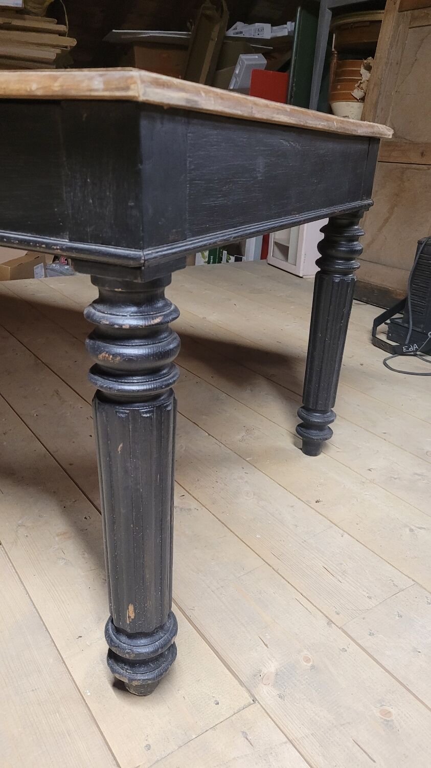 Louis Philippe notary office in oak, 1900 period - 1m49