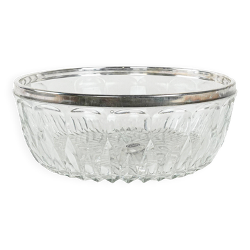 Bol en cristal, design italien, années 1960, fabriqué en Italie