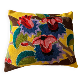 Vintage canvas cushion