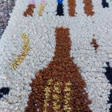 Handwoven Moroccan rug 3x2 m