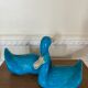 Paire de canards en porcelaine de Chine - milieu XXeme