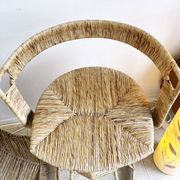 High rattan stool – creation by Roger Coster, 1970