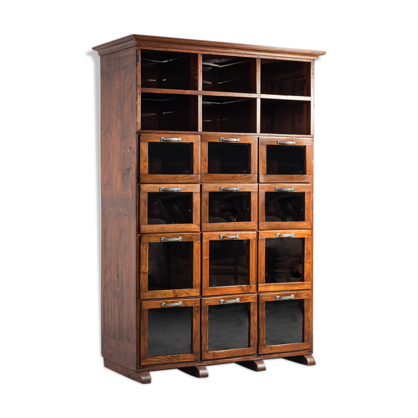 Modern vintage wooden chest