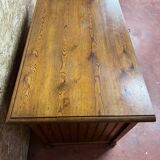 Pitch pine shop counter