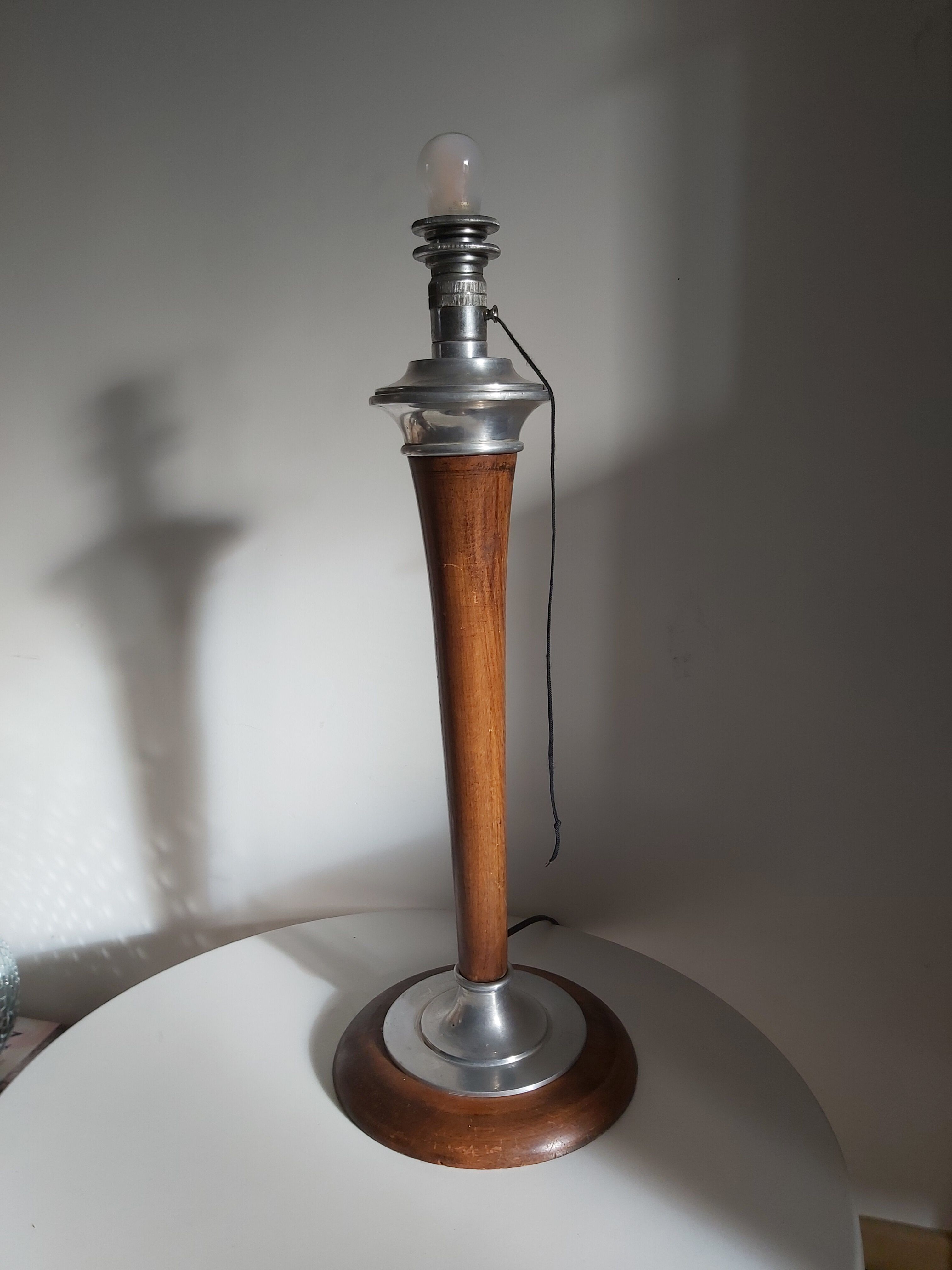 1950s Mazda lamp foot