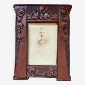 ART NOUVEAU antique Frame 24 cm x 19 cm