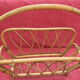Vintage magazine door in rattan bamboo style