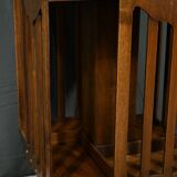 Revolving Walnut Bookcase, stamped G.Lancelin – 1900