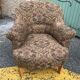 Pair of Art Deco toad armchairs