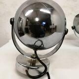 Pair of vintage chrome spotlights from the 70s