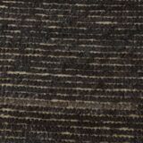 3x11 Vintage Dark Brown Super Soft Kilim Runner Rug, 94x345Cm