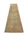 Handmade Cream Vintage Turkish Wool Konya Rug- 78x246cm