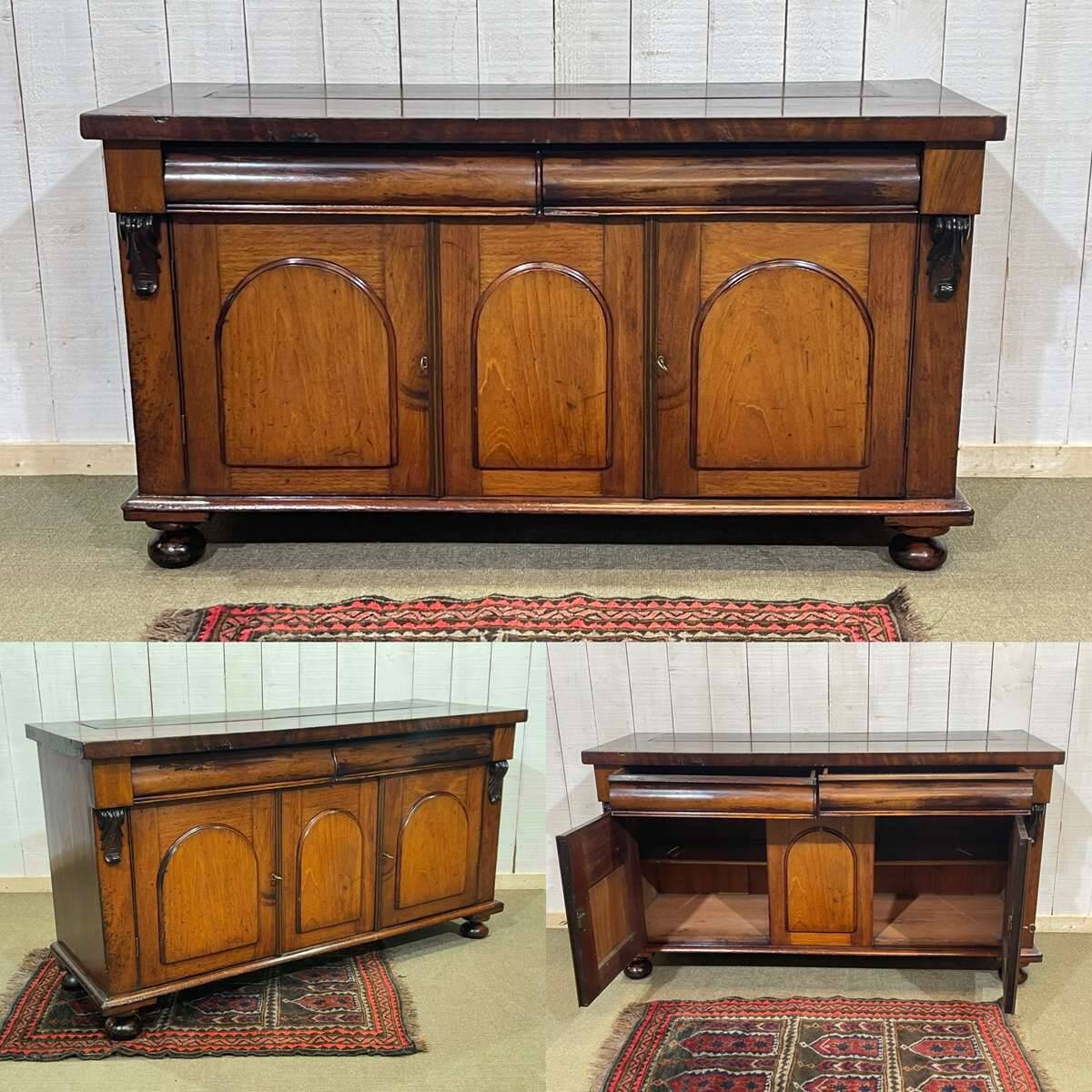 Enfilade Victorienne 19ème en acajou