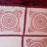 Embroidered cotton tablecloth
