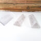 Lot of 6 bubbled glass knife holders