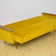 Velvet Daybed Sofa with fold-out function, 1960s