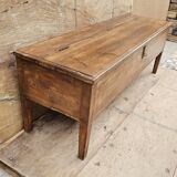 Old bench - Burmese teak chest