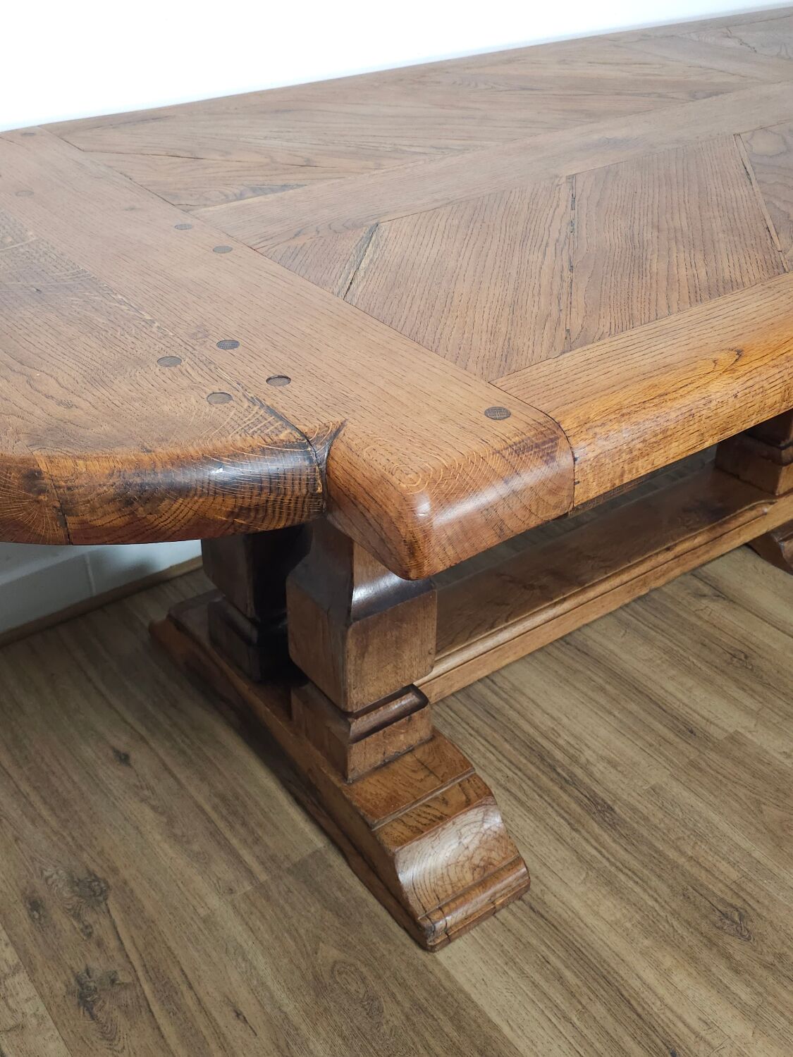 Monastery table with character in solid oak
