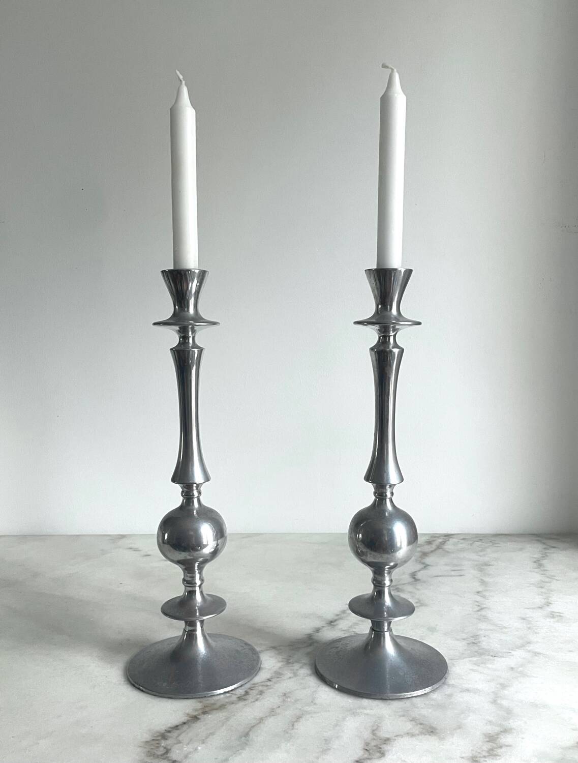 Large candlesticks