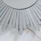 Baccarat. “Star” mirror in crystal, backlit. 21st century.