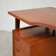 Scandinavian desk "Boomerang" feet compass 60s