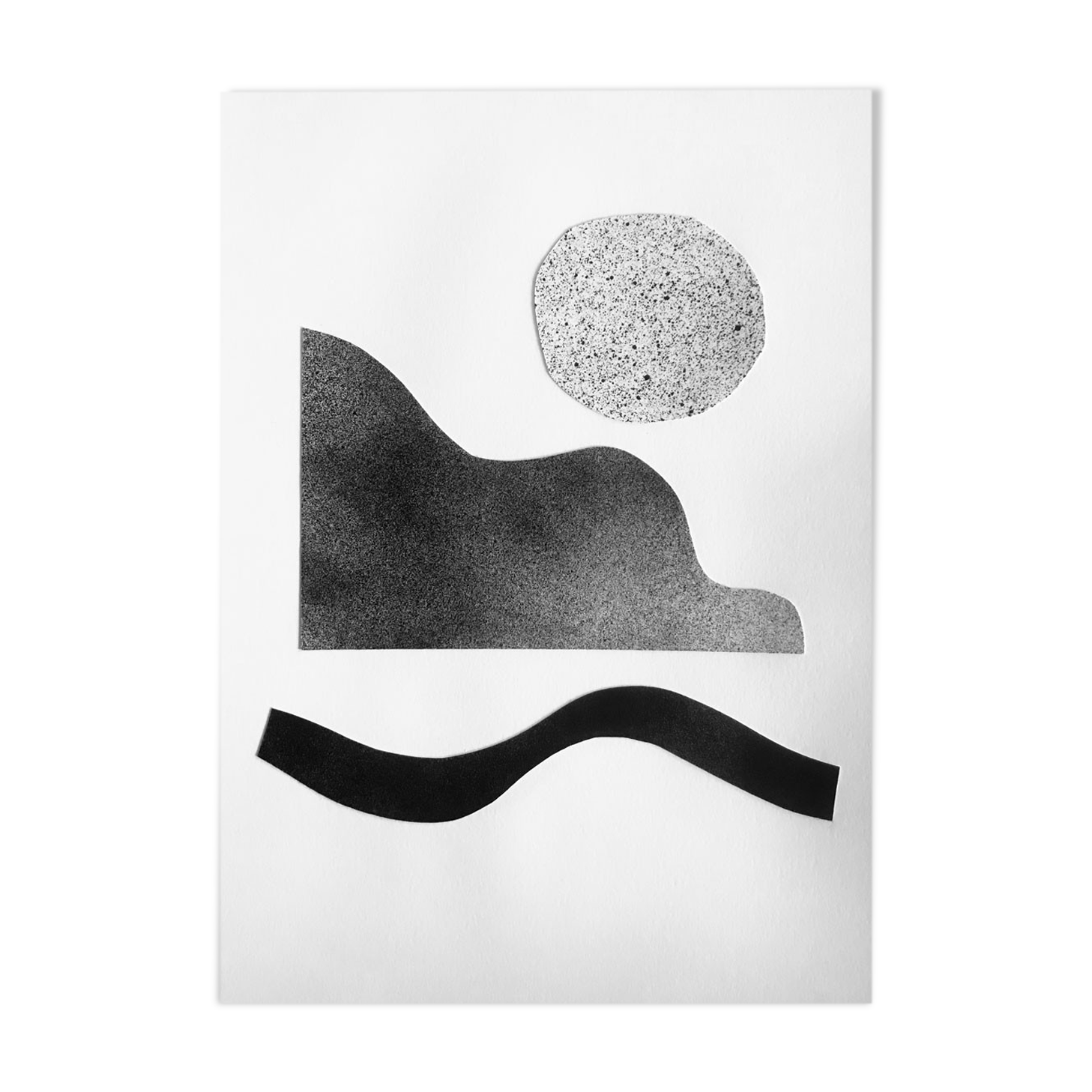 Fragments003 - Collage and aerosol