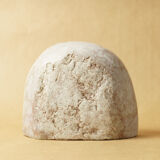 Abstract sculpture stone pink marble contemporary signed