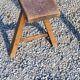 Farm table nineteenth century feet spindles 251cm and its 2 benches