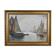 Painting "Sailboats on Calm Sea", oil on canvas, signed C. Bustad – 1928