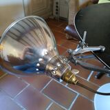 Lampe orientable à pinces, à poser ou fixer A. E. Cremer