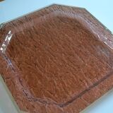 1970 tray in smoked lucite