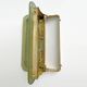 Pair of Curved, Ribbed Murano Glass and Brass Wall Sconces
