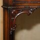 WARING & GILLOW library desk in the style of Thomas Chippendale with a leather top.
