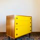 Mustard yellow dresser